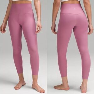 Lululemon Align ribbed high rise pant 25” size 2~ worn once!